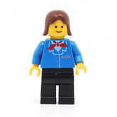 LEGO trn065 - Railway Employee (Brown Female Hair)
